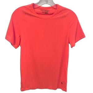 Polo Sport Ralph Lauren X-Temp Neon Orange Athletic Tee Shirt Women’s Small NWT